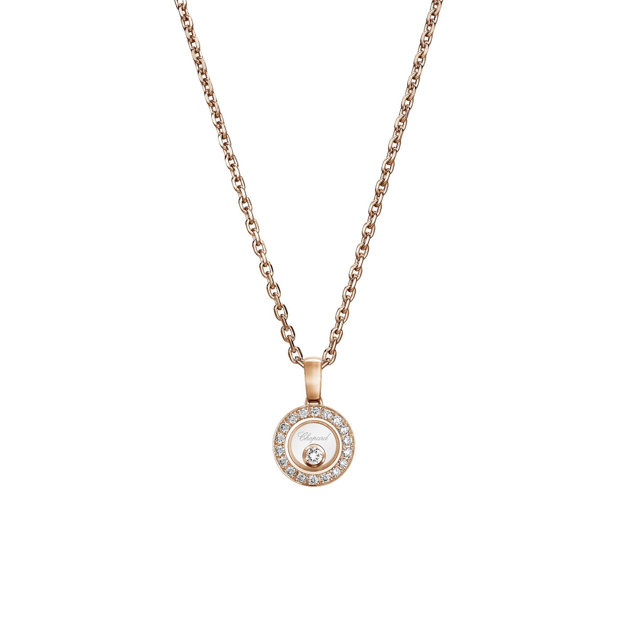 Chopard Happy Diamonds Icons Anhänger mit Halskette (Ref: 79A017-5201)