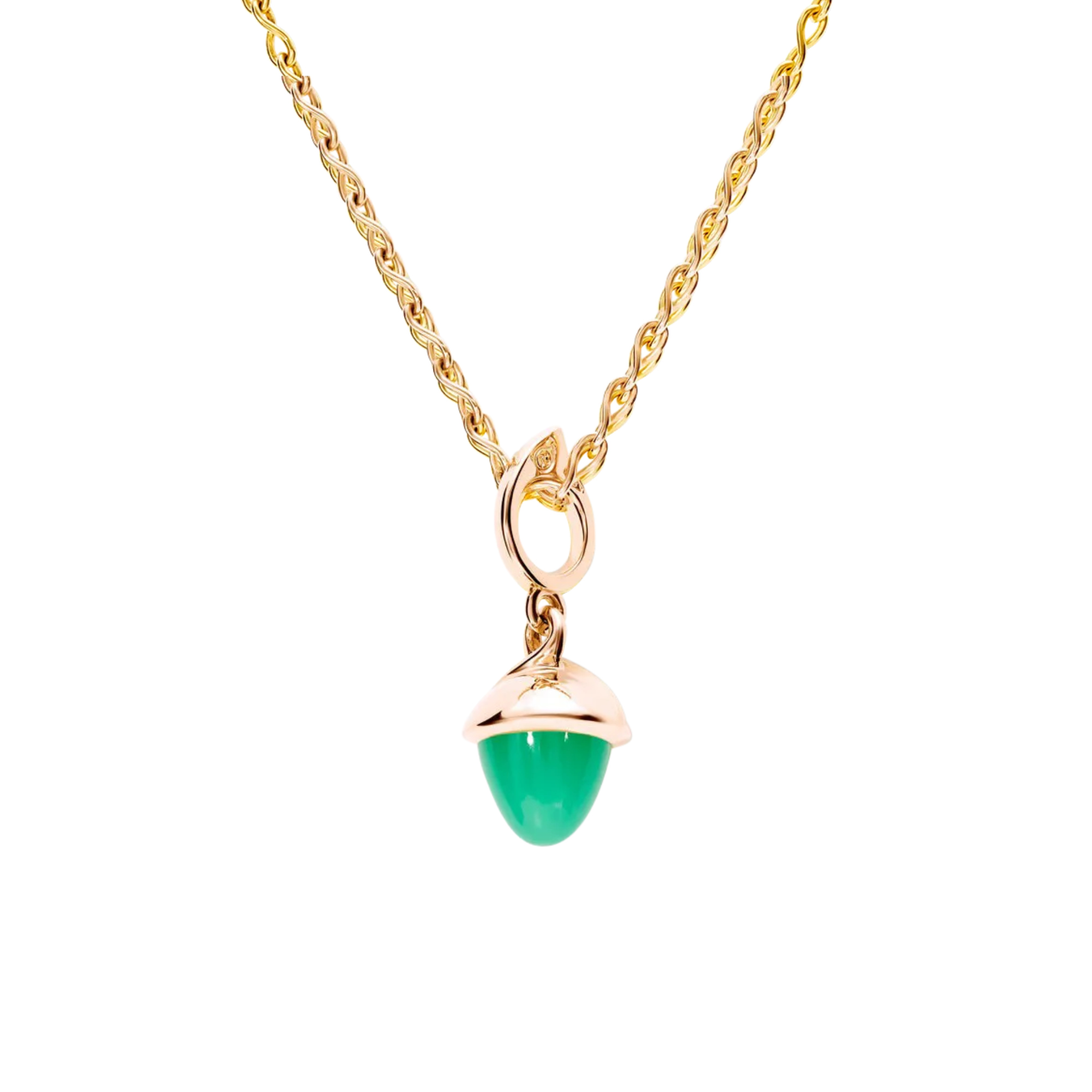 Tamara Comolli MIKADO Flamenco Anhänger mit Chrysoprase (Ref: P-MFL-Chry-rg)