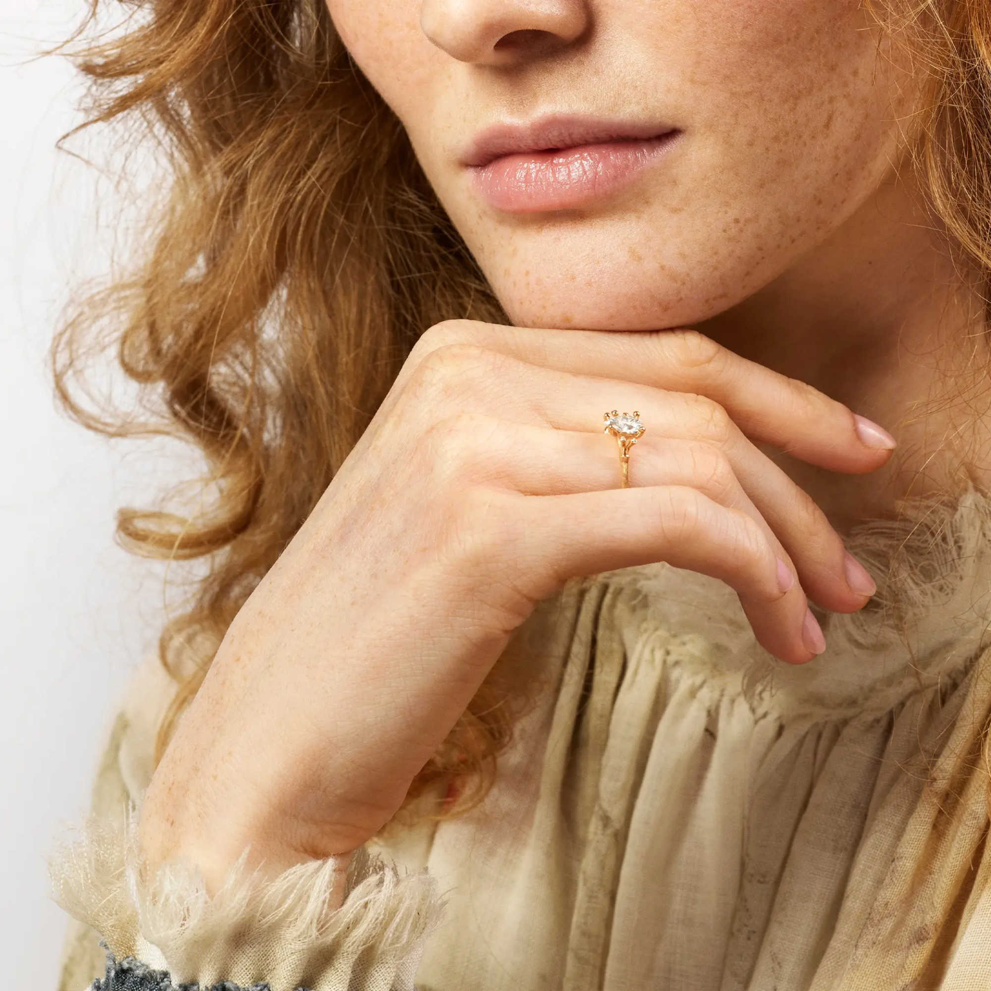 Ole Lynggaard Copenhagen Nature Solitaire Ring (Ref: A2788-426)