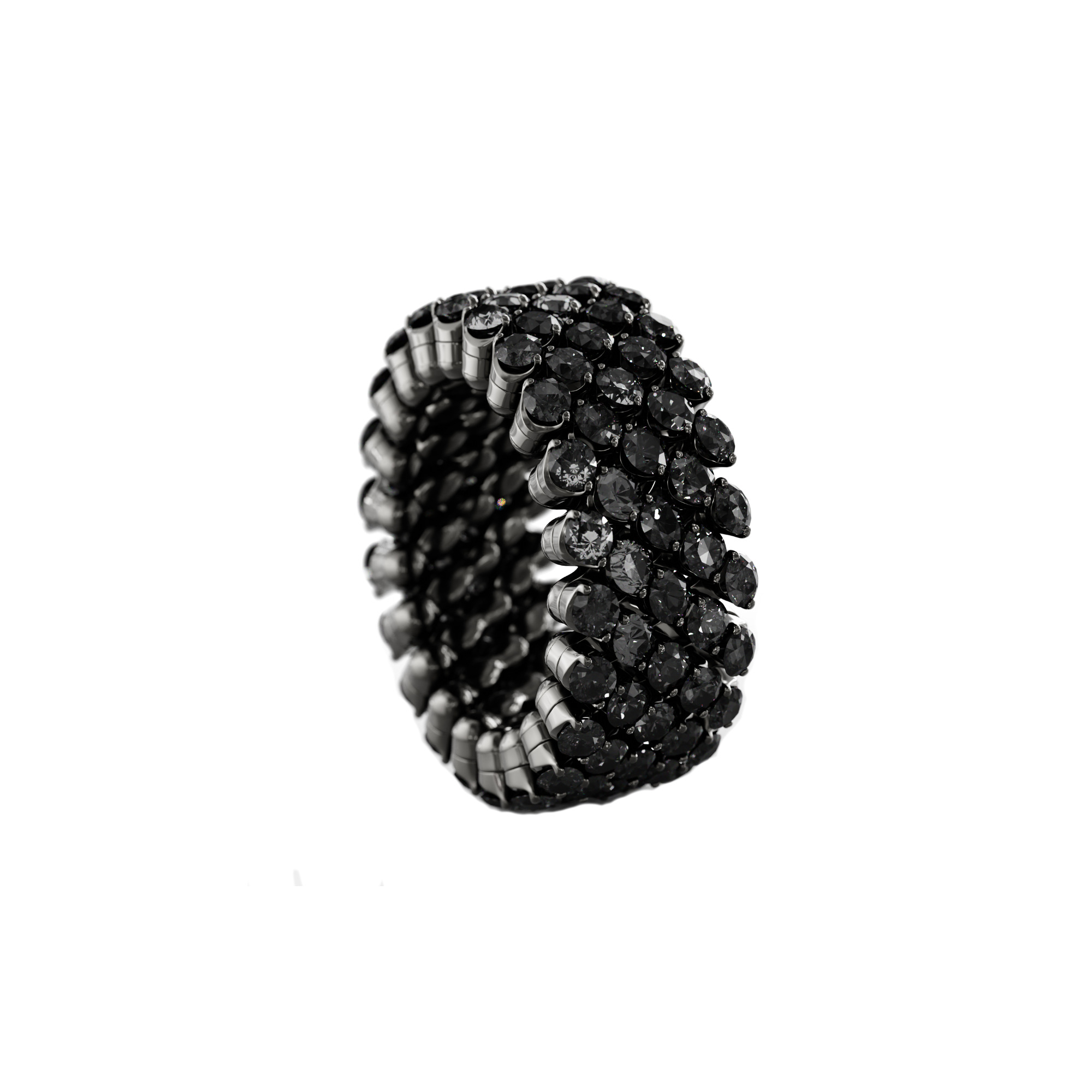 Serafino Consoli Brevetto Multi-Size Ring (Ref: RMS 5F2 BG BD)