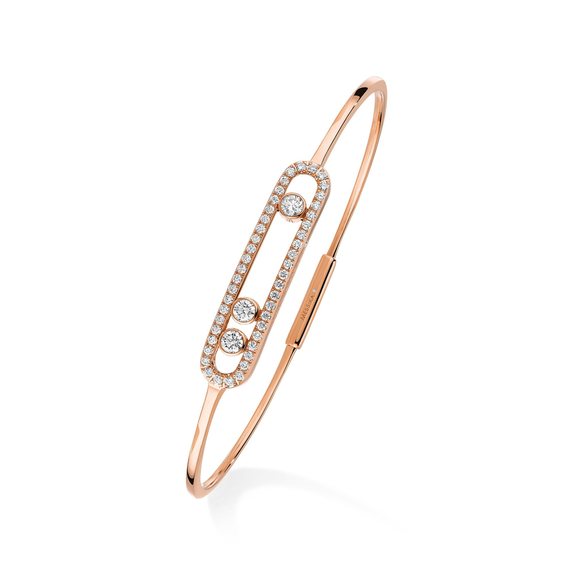 Messika Move Classique Pavé Thin Armreif (Ref: 05032-PG)