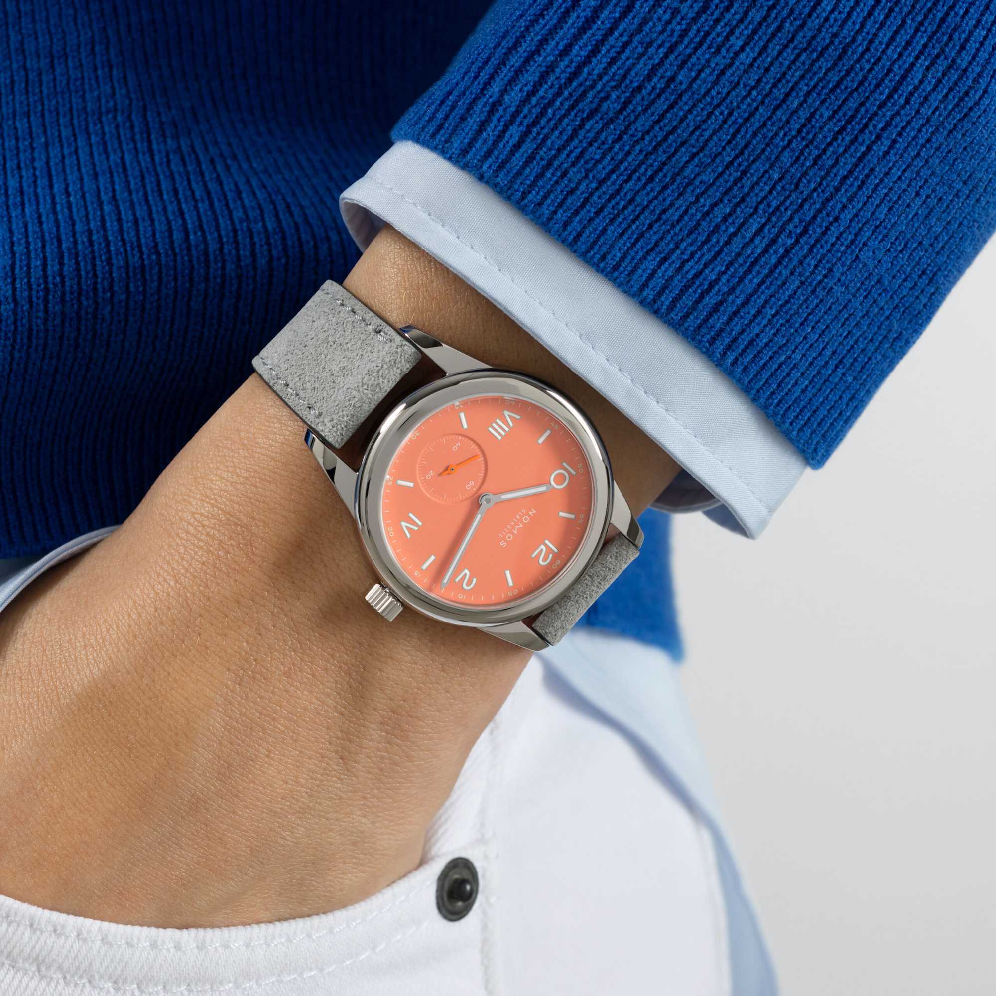 NOMOS Glashütte Club Campus Cream Coral (Ref: 714)