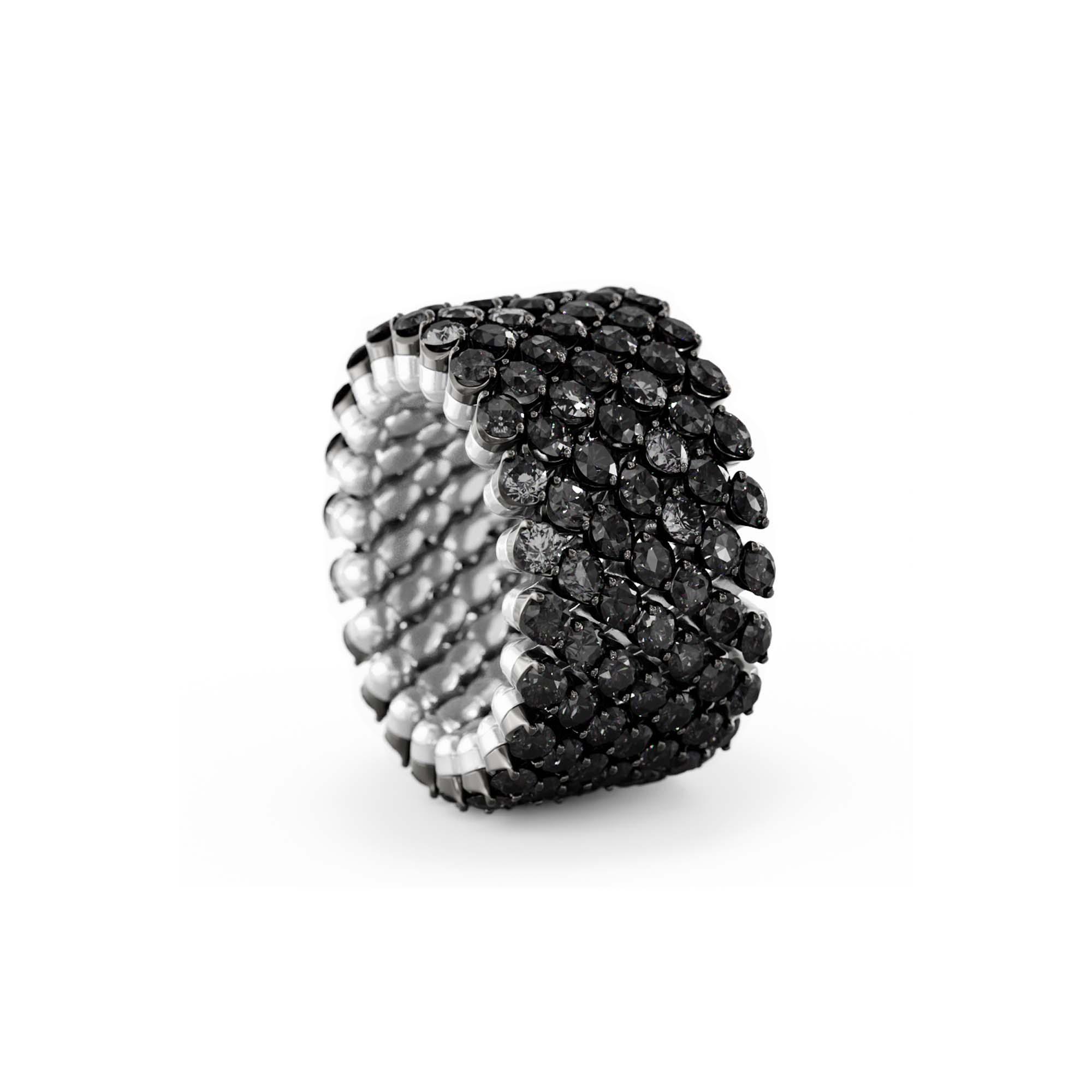 Serafino Consoli Brevetto Multi-Size Ring (Ref: RMS 7F2 WBG BD)