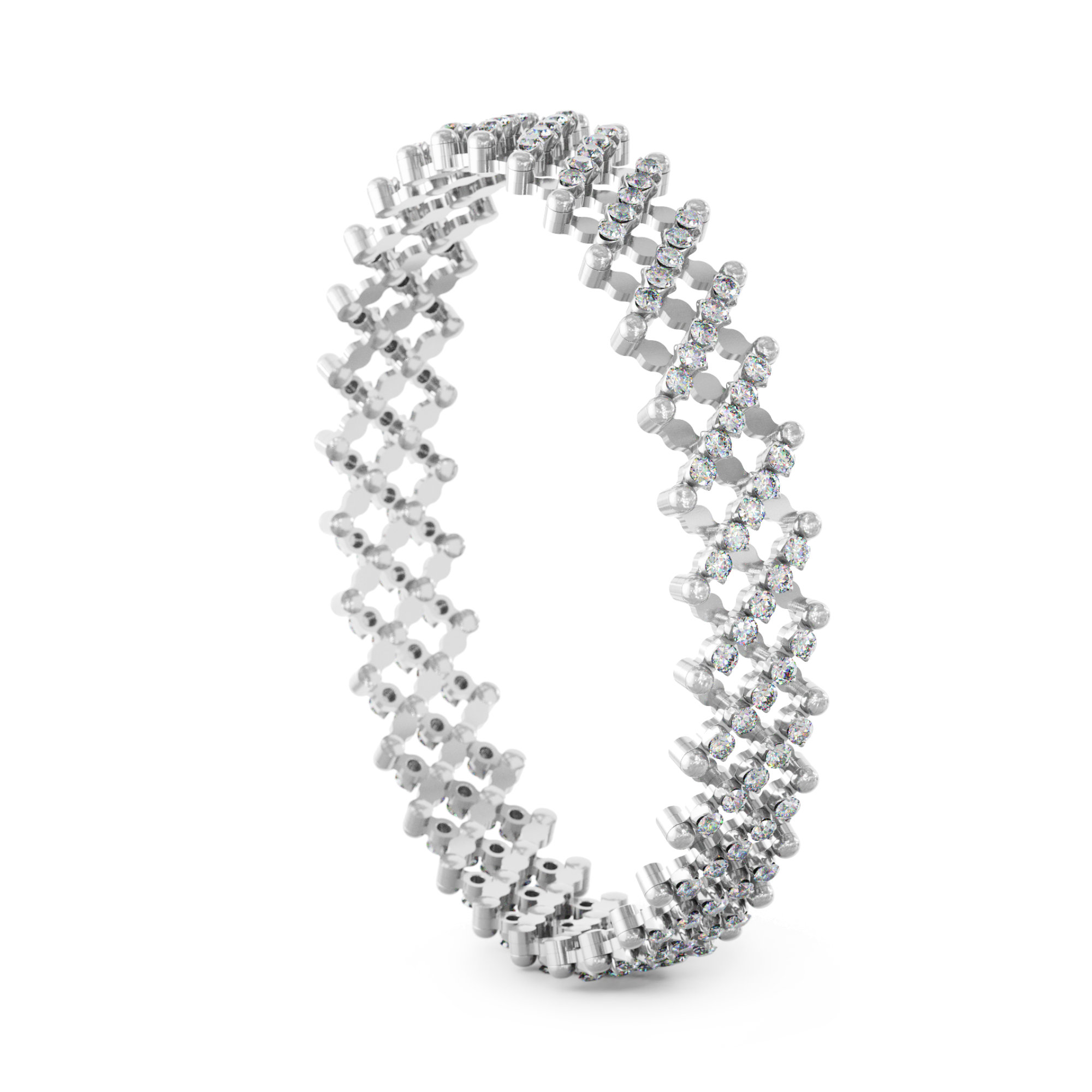 Serafino Consoli Serafino Multi-Size Ring und Armreif (Ref: S.RB 7M2 WG WD)