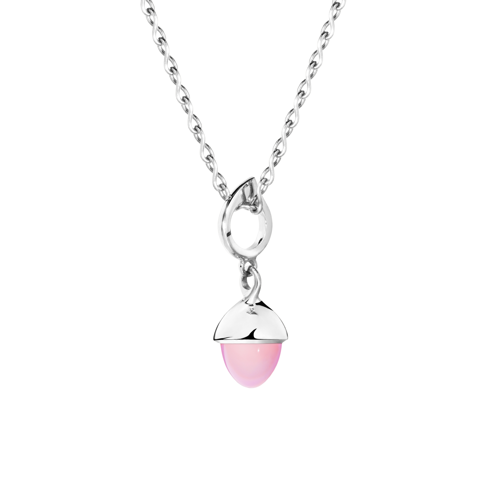 Tamara Comolli MIKADO Flamenco Anhänger pinker Chalcedon (Ref: P-MFL-ChPi-wg)