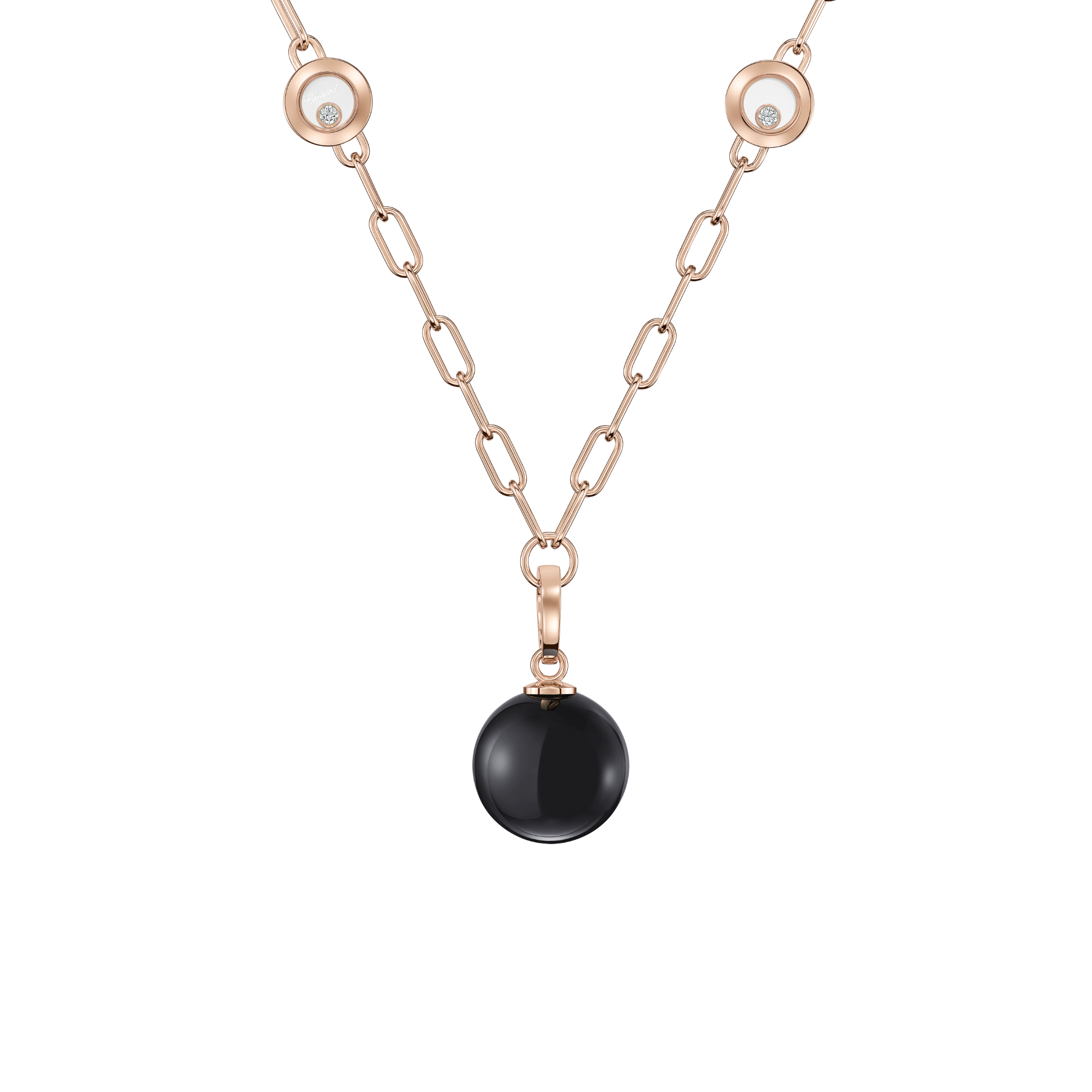 Chopard Happy Diamonds Planet Anhänger mit Halskette (Ref: 79A619-5201)