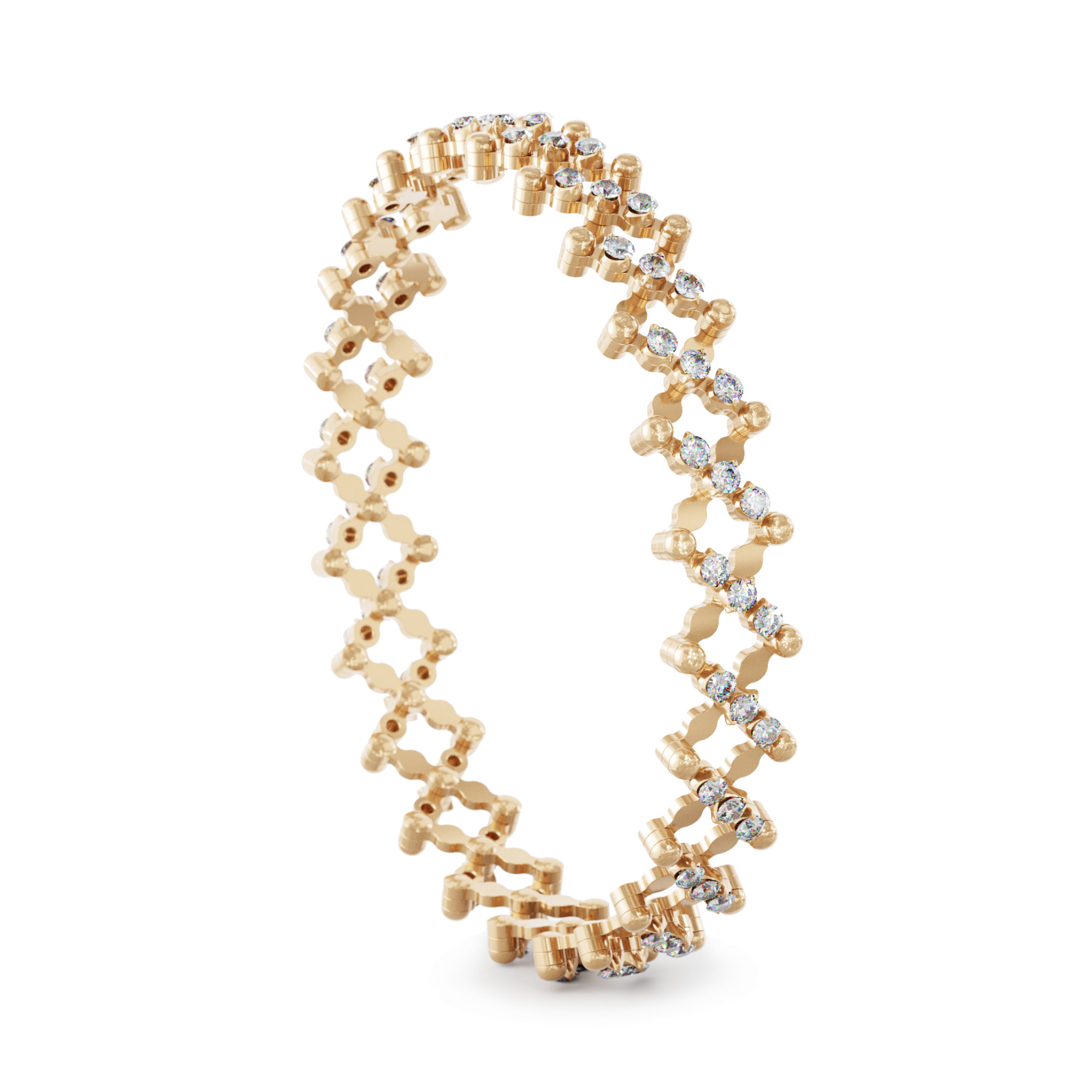 Serafino Consoli Serafino Multi-Size Ring und Armband (Ref: S.RB 5M4 RG WD)