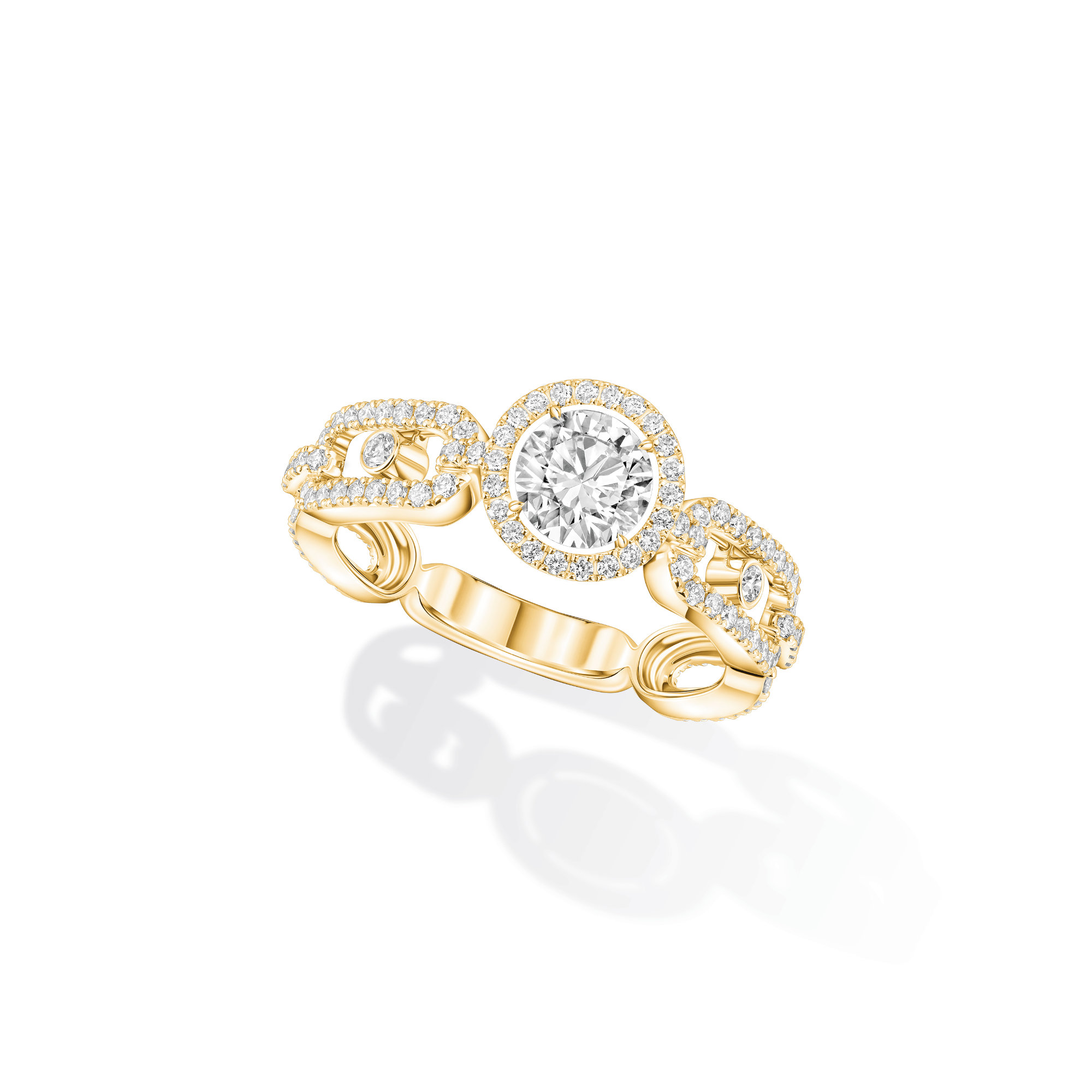 Messika Move Link Ring (Ref: 13748-YG)