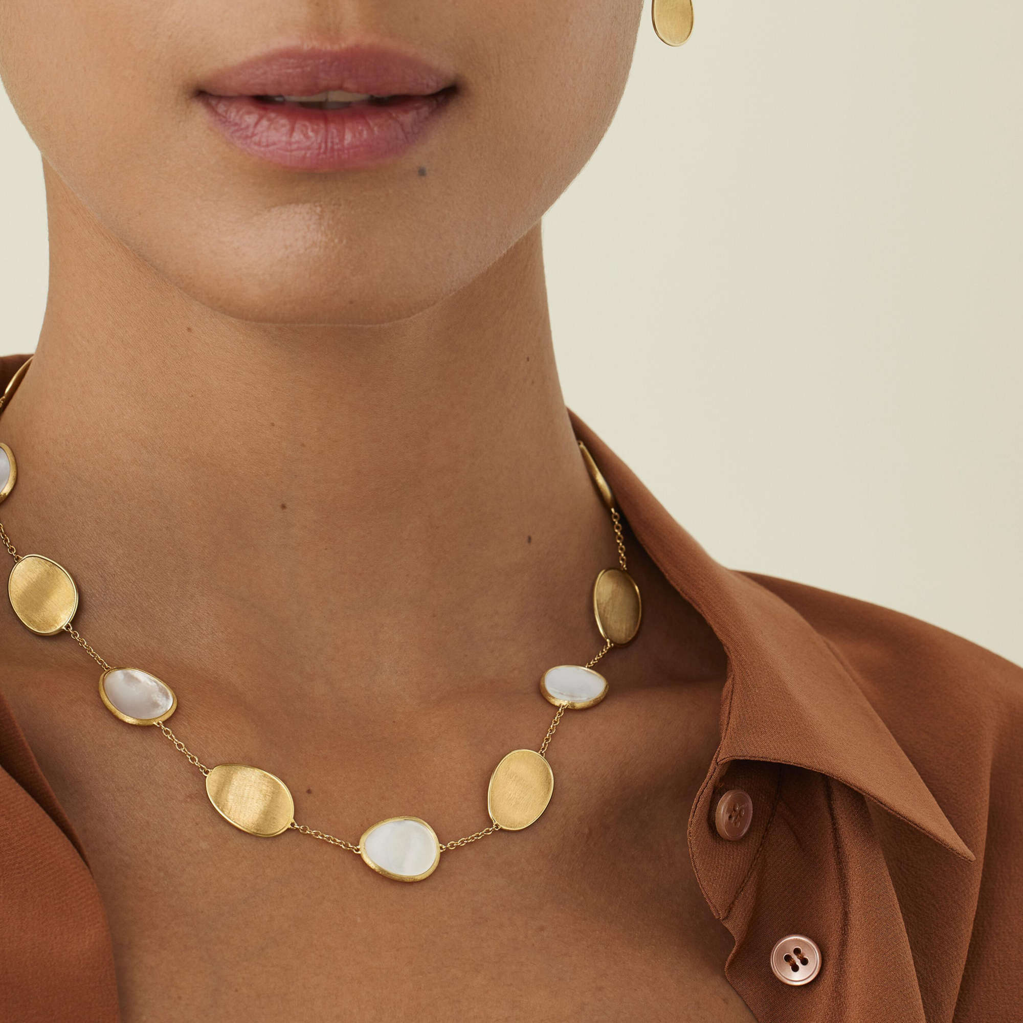 Marco Bicego Lunaria Color Halskette (Ref: CB2099 MPW Y)