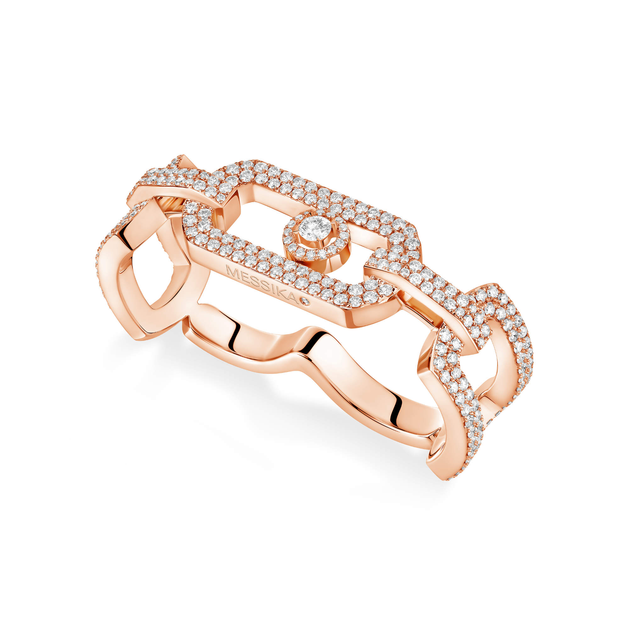 Messika So Move Zwei-Finger Diamantring (Ref: 13185-PG)