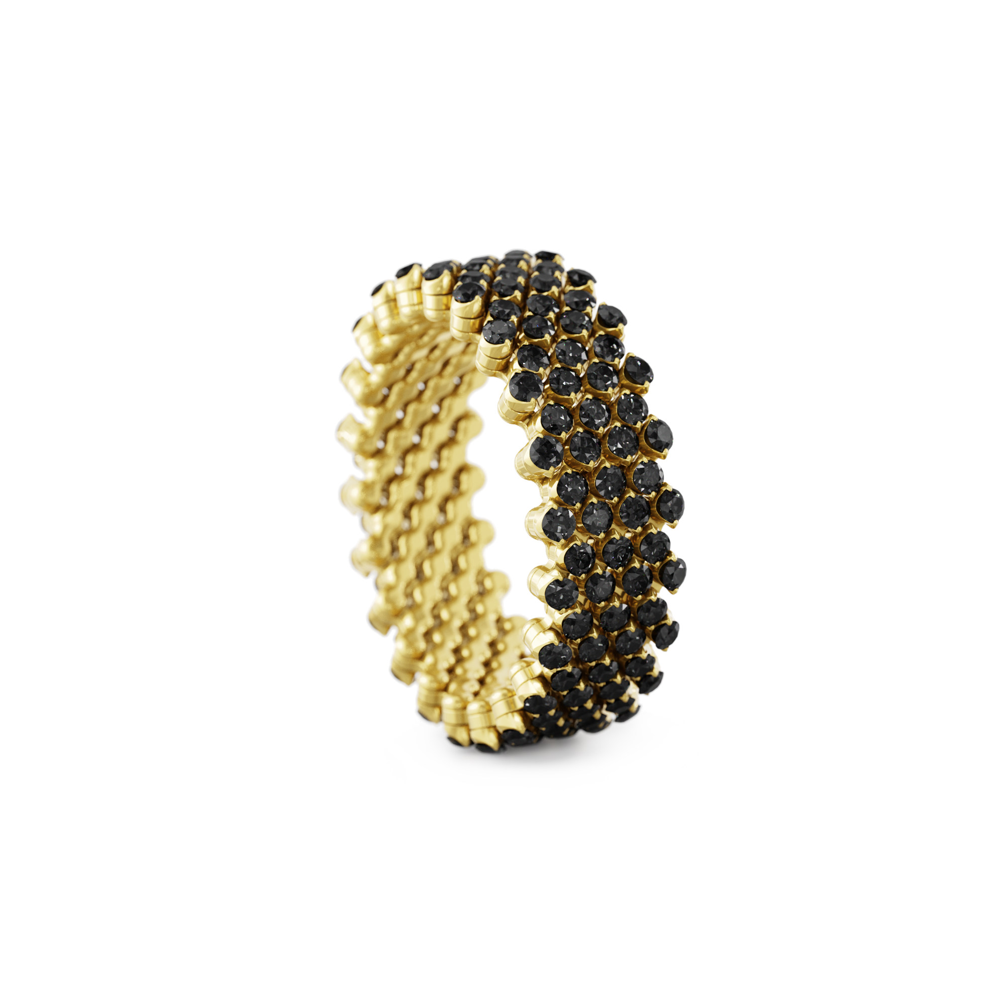 Serafino Consoli Brevetto Multi-Size Ring (Ref: RMS 7F2 YG BD)
