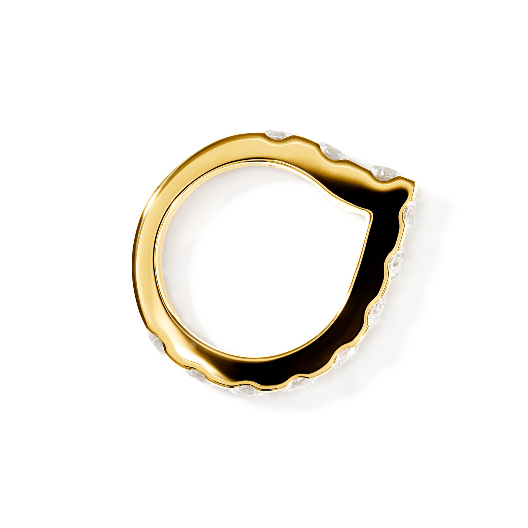 Tamara Comolli SIGNATURE Drop Memoire Classic Ring (Ref: R-Dr-Mem-11-Cl-yg)