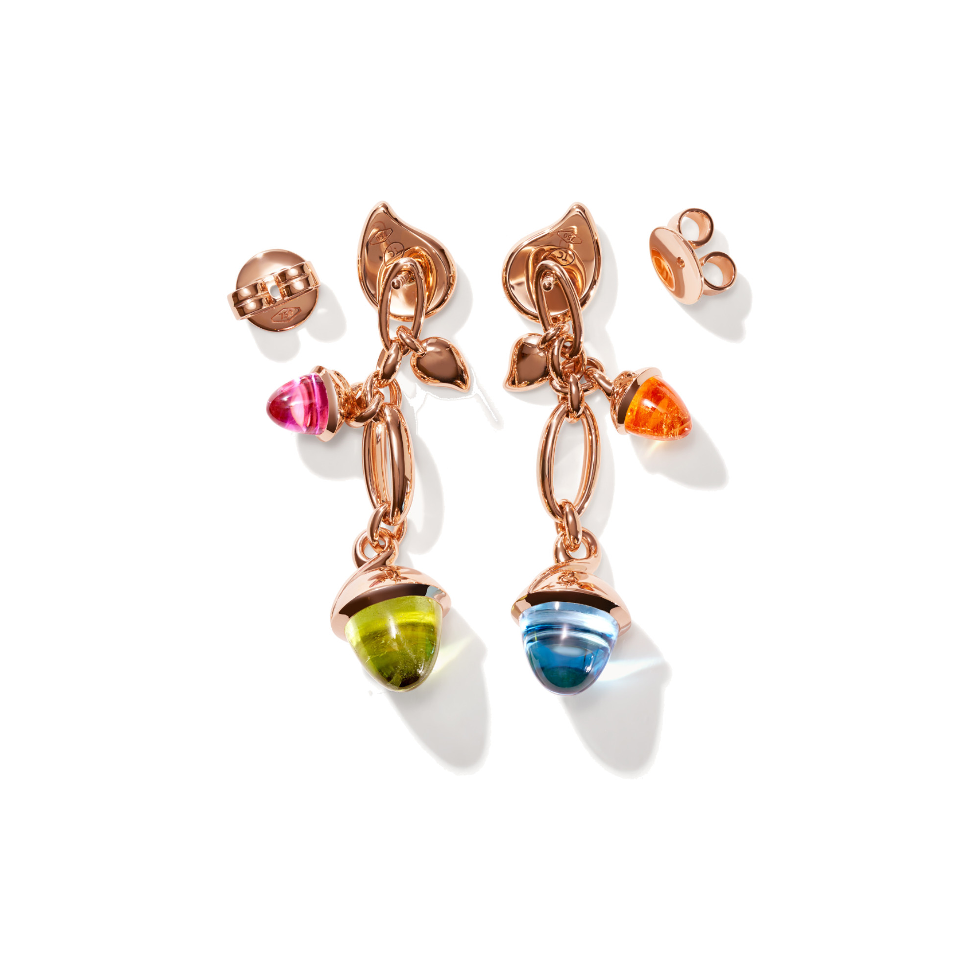 Tamara Comolli MIKADO Ohrringe Dangling 2 Acorns 'Candy' (Ref: E-M-d-2-Can-rg)