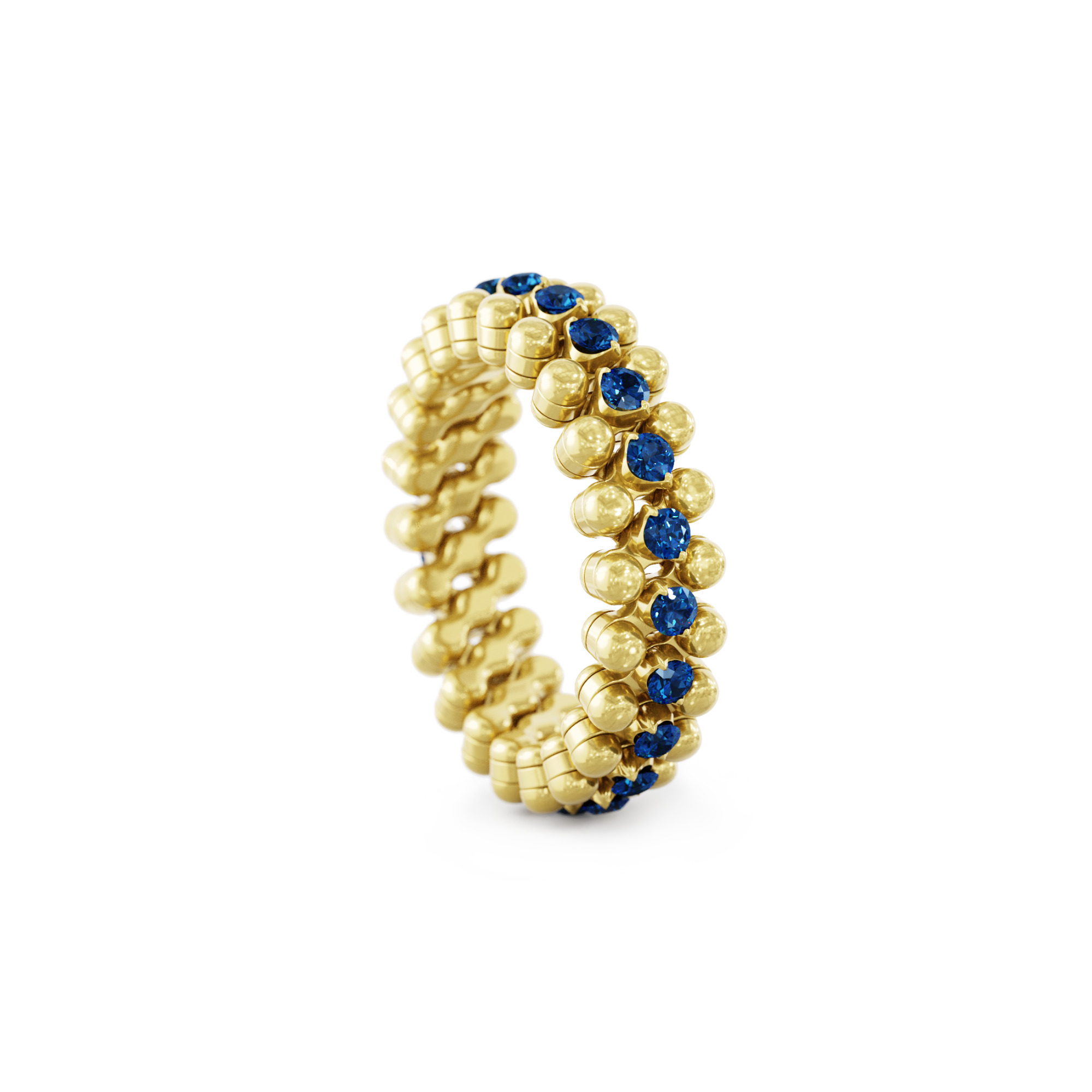 Serafino Consoli Brevetto Multi-Size Ring (Ref: RMS 3M2 YG BS)