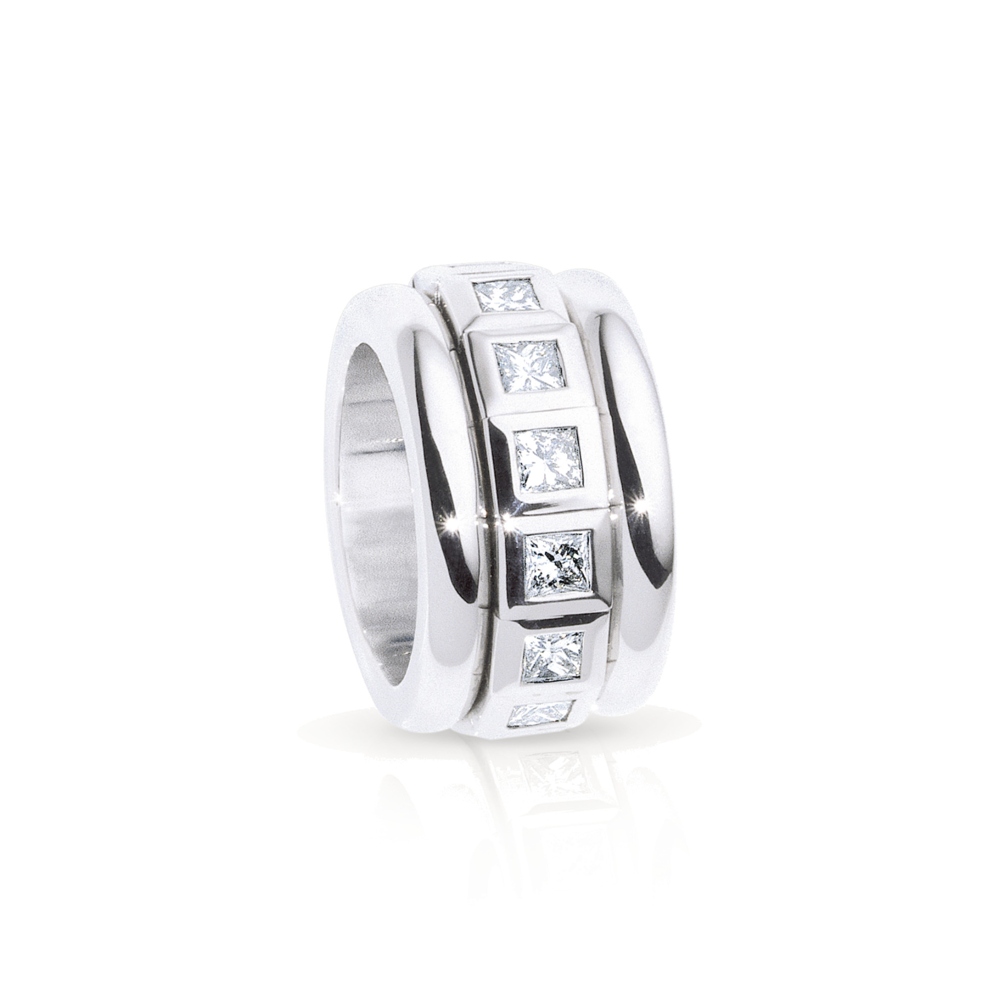 Tamara Comolli CURRICULUM VITAE 77 Ring mit Diamanten (Ref: R-CV77-13-PrL-wg)