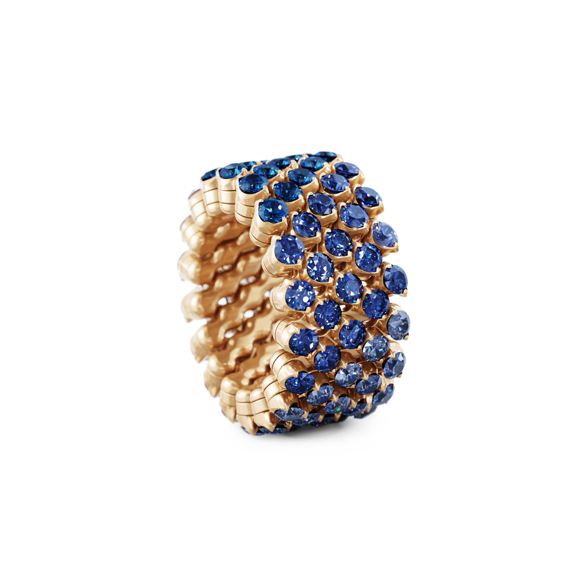 Serafino Consoli Brevetto Multi-Size Ring (Ref: RMS 5F4 RG BS SFT)