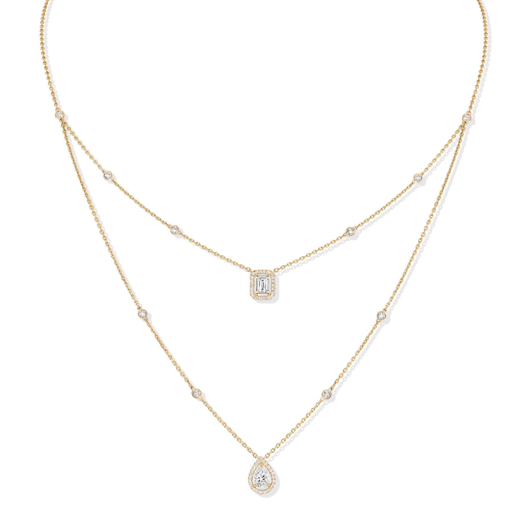 Messika My Twin Halskette (Ref: 12966-YG)