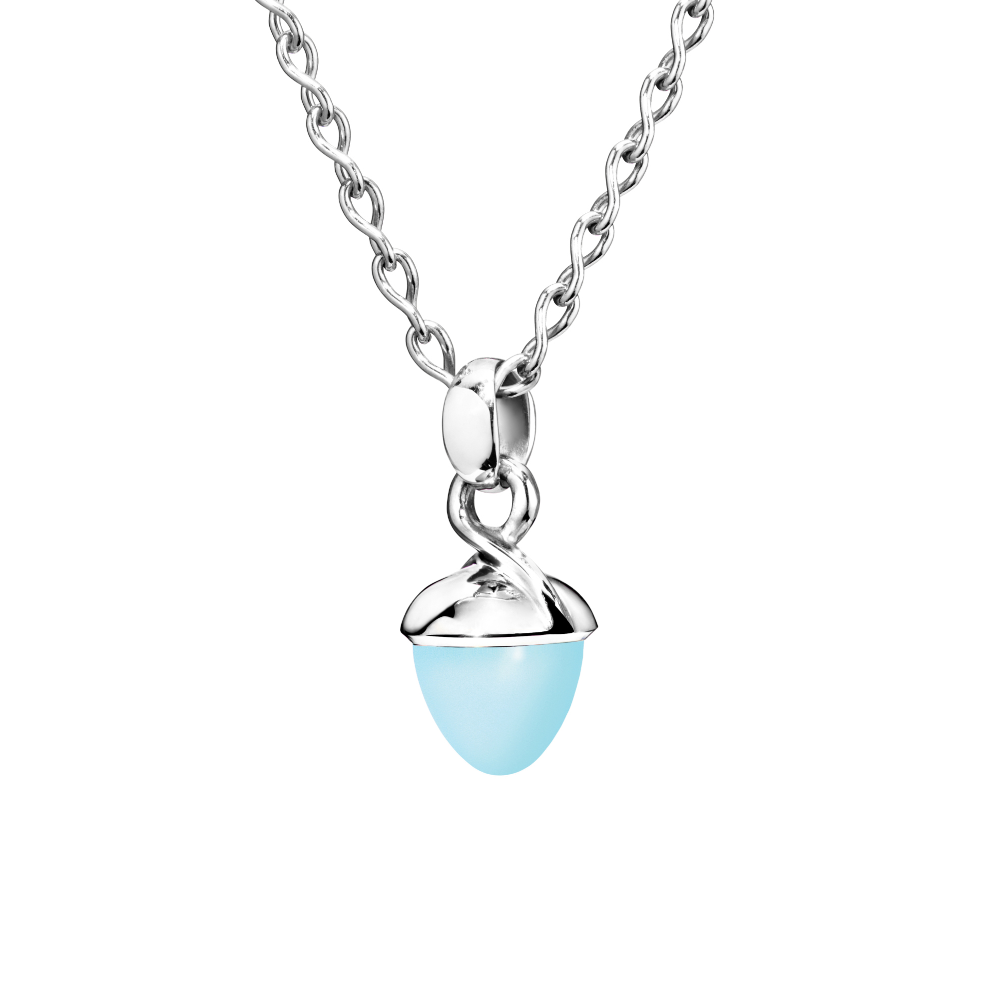 Tamara Comolli MIKADO Bouquet Anhänger Aqua Chalcedon (Ref: P-MB-ChAq-wg)