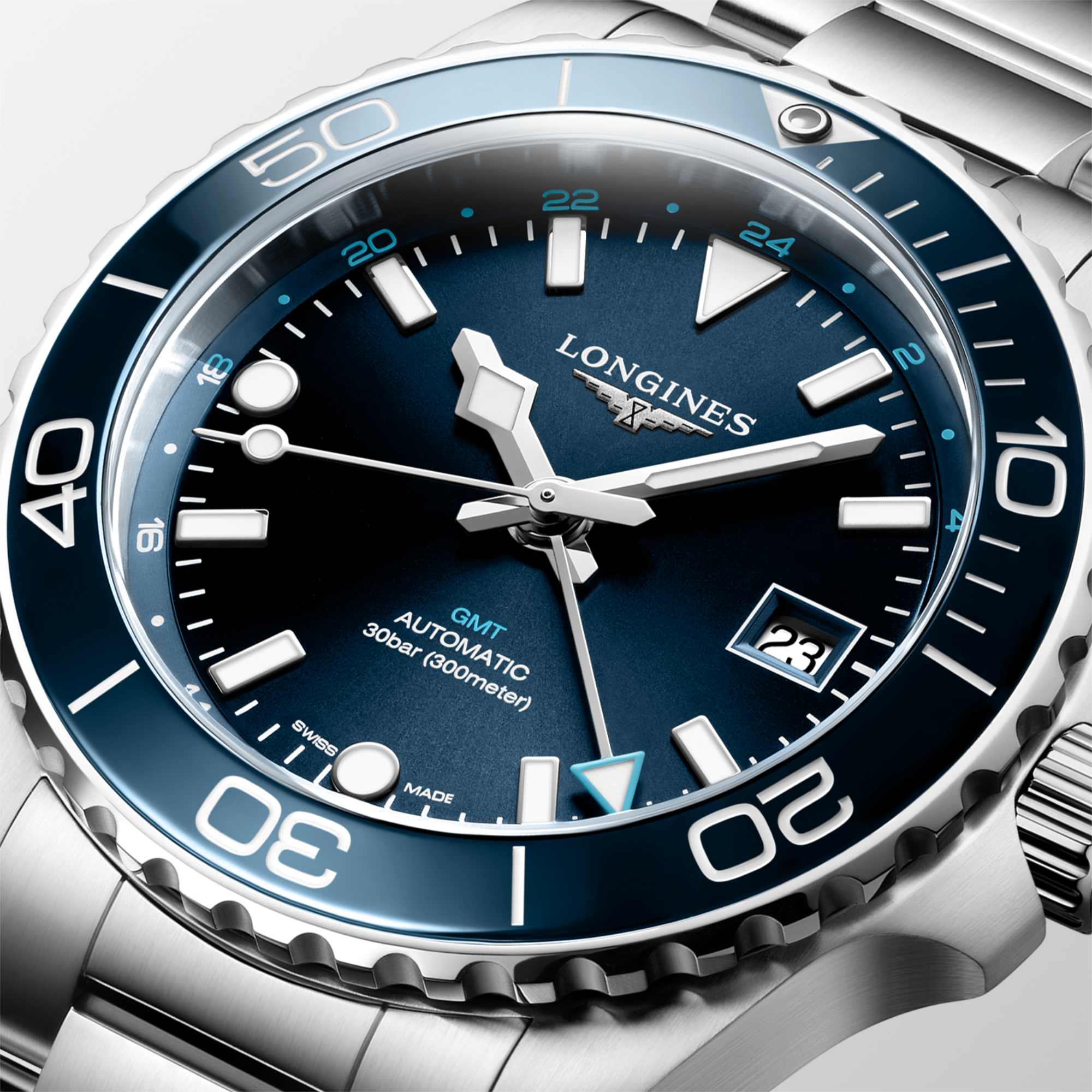 Longines HYDROCONQUEST GMT (Ref: L3.790.4.96.6)