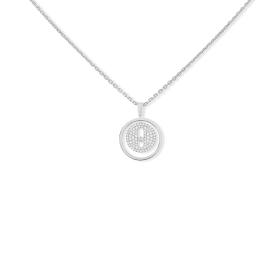 Messika Lucky Move PM Pavé Collier 07397-WG