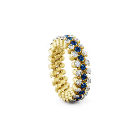 Serafino Consoli Brevetto Multi-Size Ring RMS 3F2 YG WD BS