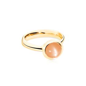 Tamara Comolli BOUTON Ring small Oranger Mondstein R-BOU-s-MoOr-yg
