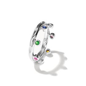 Tamara Comolli GYPSY Ring Crown Brilliant Cut 'Candy'  R-Gyp-C-Br-Can-wg
