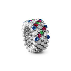 Serafino Consoli Brevetto Multi-Size Ring RMS 5H4 WG WD BS R T MC