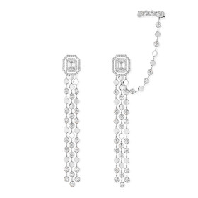 Messika D-Vibes mehrreihige Ohrringe 12432-WG