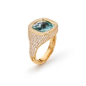 Ole Lynggaard Copenhagen Cushion Ring A2841-407