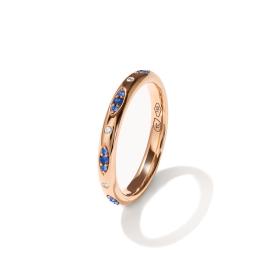 Tamara Comolli GYPSY Bandring Pavé  'Ocean'  R-Gyp-B-OceP-rg
