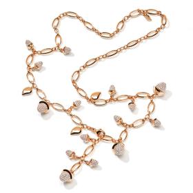 Tamara Comolli Kurzes MIKADO Collier mit Diamant Pavé  N-M-56-p-rg