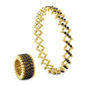 Serafino Consoli Serafino Multi-Size Ring und Armreif S.RB 5M4 YG BD