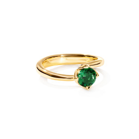 Tamara Comolli TULIP Ring XS mit grünem Turmalin R-TUL-xs-TuGr-yg