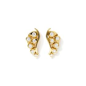 Tamara Comolli SNOWFLAKES Leaf Classic Earrings E-SF-L-Cl-yg