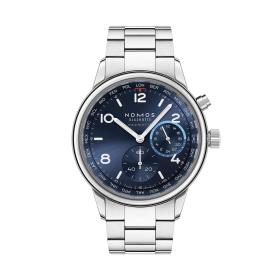 NOMOS Glashütte Club Sport Neomatik Weltzeit blau 790