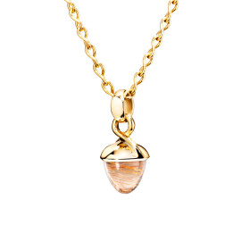 Tamara Comolli MIKADO Flamenco Anhänger mit Rutilquarz P-MB-RutQuR-yg