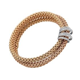 FOPE Solo Flex'it Armband mit Pavébesatz 65106BX_PB_R_XBX_00S
