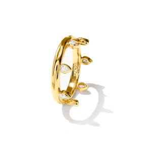 Tamara Comolli GYPSY Ring Crown Drop Cut Classic R-Gyp-C-Dr-Cl-yg