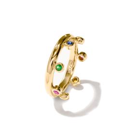 Tamara Comolli GYPSY Ring Crown Brilliant Cut 'Candy'  R-Gyp-C-Br-Can-yg