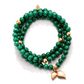 Tamara Comolli INDIA Armband medium Malachite B-IND-Mal-3-m-rg