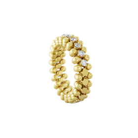 Serafino Consoli Brevetto Multi-Size Ring RMS 3HM2 YG WD