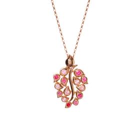 Tamara Comolli SNOWFLAKES Anhänger Rivière Classic / 'Blush'  P-SF-L-ClBlu-rg
