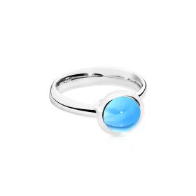 Tamara Comolli BOUTON Ring small Swiss Topas R-BOU-s-ToSw-wg