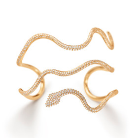Ole Lynggaard Copenhagen Snakes-Armreif In Pavé-Fassung A3140-401