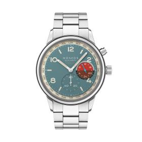 NOMOS Glashütte Club Sport Neomatik Weltzeit Glacier 790.S4