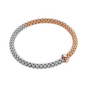 FOPE Solo Flex'it Armband mit zweifarbigem Geflecht 01M06B2_BB_1_XRX_0XS