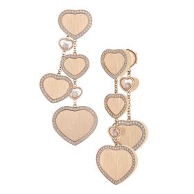 Chopard Happy Hearts Golden Hearts Ohrhänger 83A707-5929