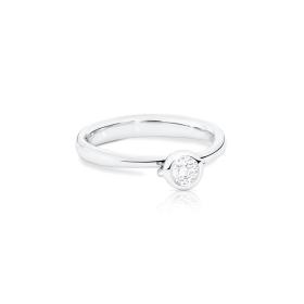 Tamara Comolli BOUTON Solitaire Ring R-BOU-Sol-Cl-wg