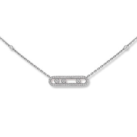 Messika Move Classique Baby Pavé Halskette 04322-WG
